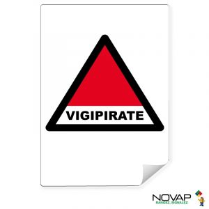 Adhésifs Vigipirate - A5 et A4 - Novap