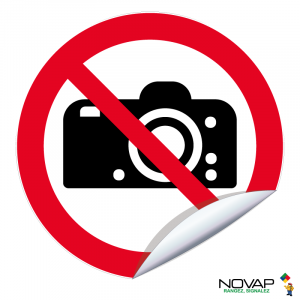 Adhésifs Interdiction de photographier - Novap