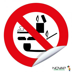 Adhésifs Interdiction formelle de fumer - Novap
