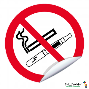 Adhésifs Défense de fumer et de vapoter - Novap