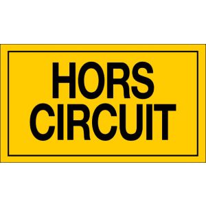 Panneau Hors circuit - Rigide 330x200mm - 4161426