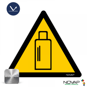 Panneau Danger présence de bouteilles de gaz - Classe 1 - Novap