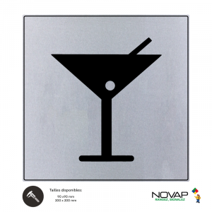 Plaquette Bar - ISO 7001 - NOVAP