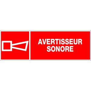 Panneau Avertisseur sonore - Rigide 450x150mm - 4030845