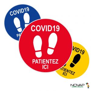 Disques COVID19 - patientez ici - spécial sol - Novap