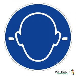 Panneau Port obligatoire des bouchons d'oreilles - Novap