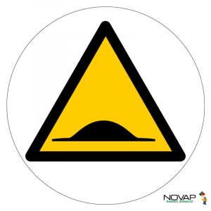 Disques danger ralentisseur pour sol - Novap