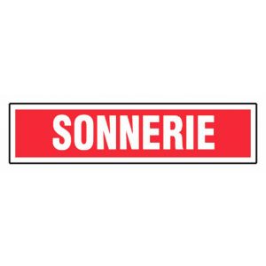 Panneau Sonnerie - Rigide 330x75mm - 4120867