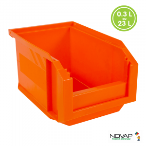 Bac a bec European - Orange Fluo - Novap