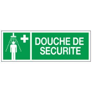 Panneau Douche de sécurité - Rigide 330x120mm - 4140674