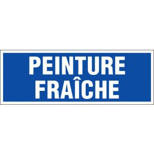 Panneau Peinture fraiche - Rigide 330x120mm - 4140247