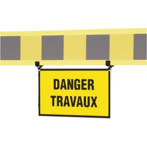 Panneau - Danger travaux - pour barrière fixe - 1320291