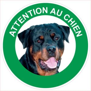 Panneau attention au chien propriété privée (REFD601)