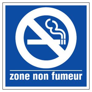 Panneau Zone non fumeur - Rigide 200x200mm - 4220215