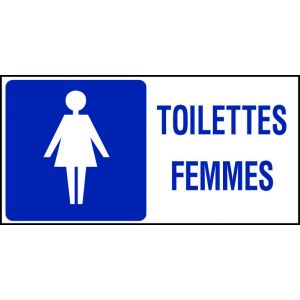 Panneau Toilettes Femmes - Rigide 960x480mm - 4000183