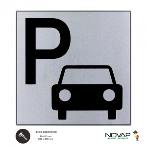 Plaquette Parking - ISO 7001 - NOVAP