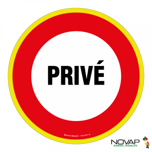 Panneau Privé - haute visibilité - Novap