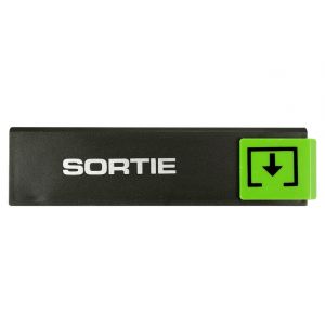Plaquette de porte Sortie - Europe design 175x45mm - 4260709