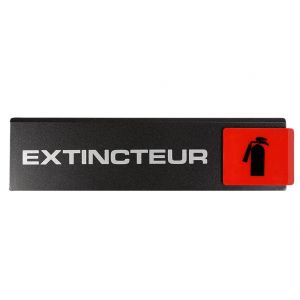 Plaquette de porte Extincteur - Europe design 175x45mm - 4260372