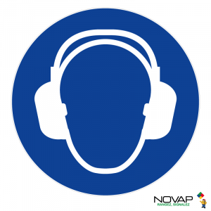 Panneau Casque anti-bruit obligatoire - Novap