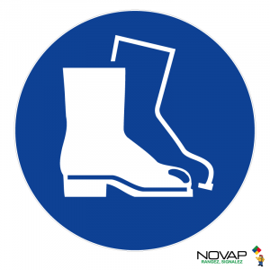 Panneau Chaussures de sécurité obligatoires - Novap