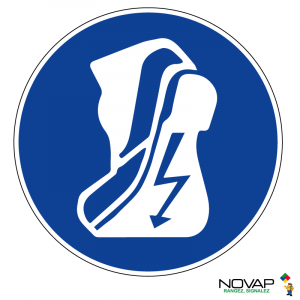 Panneau Chaussures isolantes obligatoires - Novap