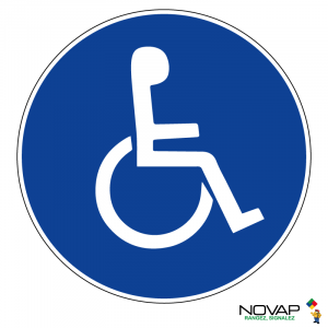 Panneau handicapés - Novap