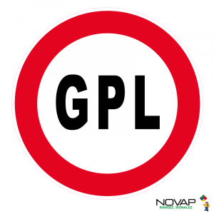 Panneau Interdit aux GPL - Novap