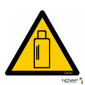 Panneau Danger présence de bouteilles de gaz - Novap