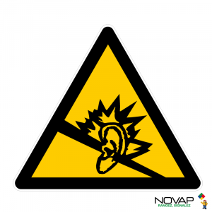 Panneau Danger dû au bruit - Novap