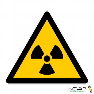 Panneau Danger Matières radioactives - Novap