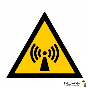 Panneau Danger radiations non ionisantes - Novap