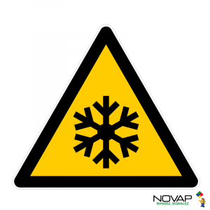 Panneau Danger températures basses - Novap