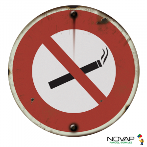 Panneau VINTAGE Défense de fumer - Novap