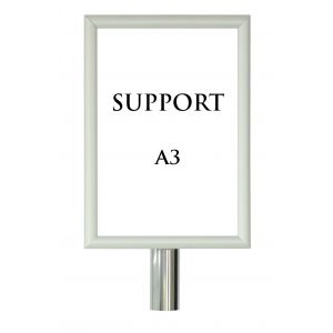 Support d'information A3 Alu avec collier - 2034005
