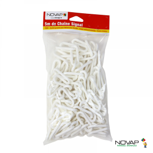 Sac de 5m de chaîne Signal - Blanc -Novap