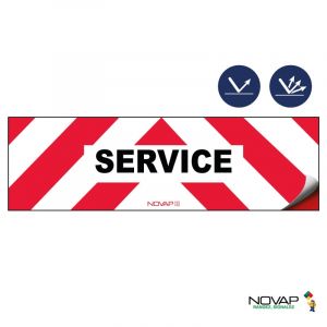 Panneaux d’interventions - Service - adhésif - Novap