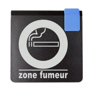 Plaquette de porte Zone fumeur - Europe design 95x95mm - 4270210