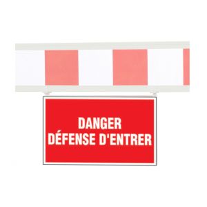 Panneau - Danger Défense dentrer - pour barrière téléscopique - 1320321
