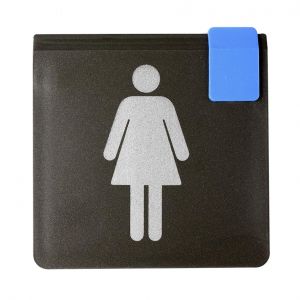 Plaquette de porte Toilettes femmes - Europe design 95x95mm - 4270159