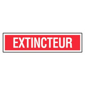 Panneau Extincteur (texte) - Rigide 330x75mm - 4120393