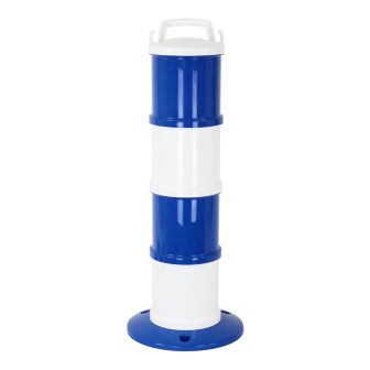 Balise de signalisation modulable Bleue/Blanche - Novap