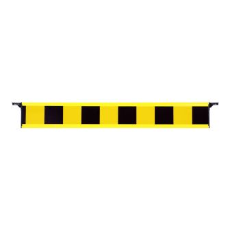 Barrière fixe de 1m rétroréfléchissante Jaune/Noire type K2 - Novap