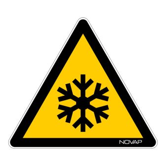 Panneau Danger températures basses - Novap