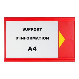Panneau d'Information A4 Rouge - 2000307