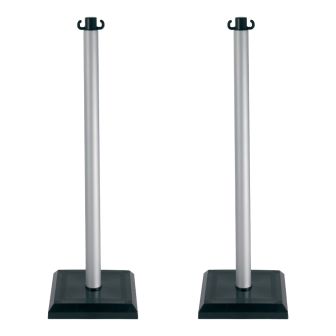 Kit de 2 poteaux tertiaires Gris - Novap