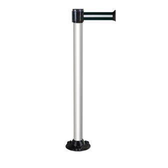 Poteau aluminium anodisé 5 m x 50mm sur socle magnétique - 2012041