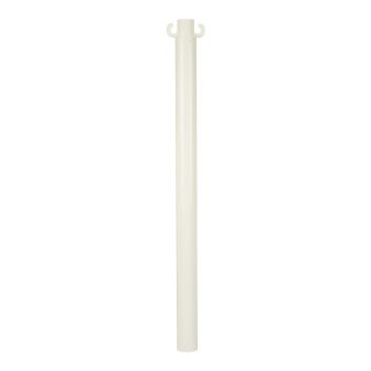 Poteau acier Blanc sans manchon - Novap