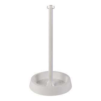 Poteau PVC Blanc sur socle terrasse à lester - Novap