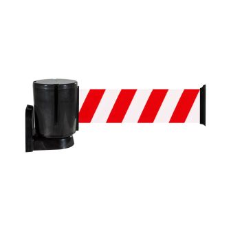 Enrouleur mural sangle Rouge/Blanc 10m x 100mm - 2801201